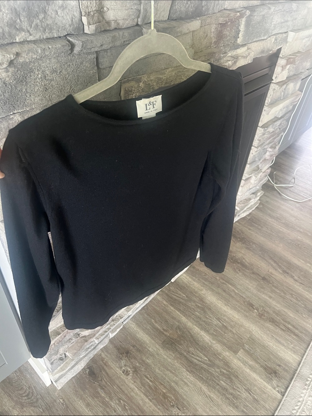 LF Black Women's Crewneck Sweater